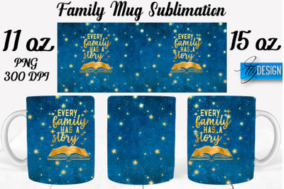 Family Mug Sublimation | Coffee 11 Oz | 15 Oz Mug Sublimation