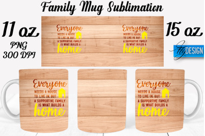 Family Mug Sublimation | Coffee 11 Oz | 15 Oz Mug Sublimation