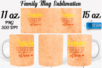 Family Mug Sublimation | Coffee 11 Oz | 15 Oz Mug Sublimation