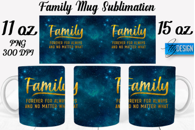 Family Mug Sublimation | Coffee 11 Oz | 15 Oz Mug Sublimation