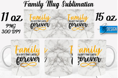 Family Mug Sublimation | Coffee 11 Oz | 15 Oz Mug Sublimation