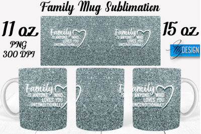 Family Mug Sublimation | Coffee 11 Oz | 15 Oz Mug Sublimation