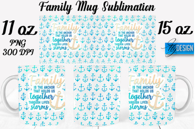 Family Mug Sublimation | Coffee 11 Oz | 15 Oz Mug Sublimation