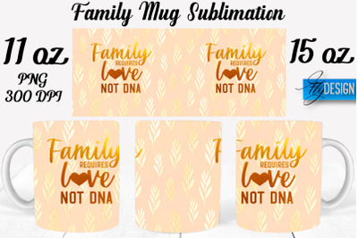 Family Mug Sublimation | Coffee 11 Oz | 15 Oz Mug Sublimation