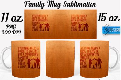 Family Mug Sublimation | Coffee 11 Oz | 15 Oz Mug Sublimation