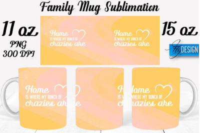 Family Mug Sublimation | Coffee 11 Oz | 15 Oz Mug Sublimation