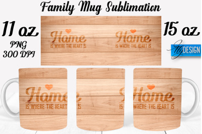 Family Mug Sublimation | Coffee 11 Oz | 15 Oz Mug Sublimation