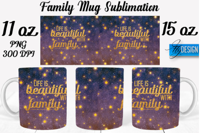 Family Mug Sublimation | Coffee 11 Oz | 15 Oz Mug Sublimation