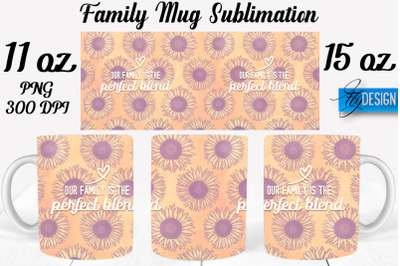 Family Mug Sublimation | Coffee 11 Oz | 15 Oz Mug Sublimation