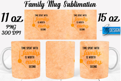 Family Mug Sublimation | Coffee 11 Oz | 15 Oz Mug Sublimation