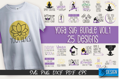 Yoga SVG | Yoga Quotes SVG Design | Sport SVG Design v.1