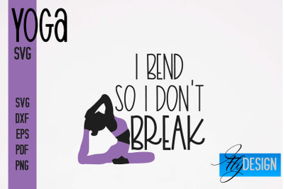 Yoga SVG | Yoga Quotes SVG Design | Sport SVG Design