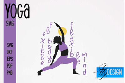 Yoga SVG | Yoga Quotes SVG Design | Sport SVG Design