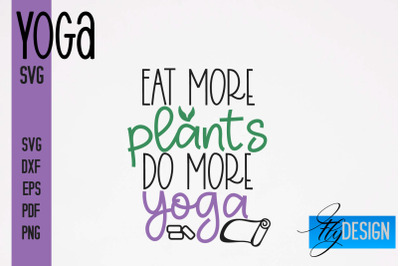 Yoga SVG | Yoga Quotes SVG Design | Sport SVG Design