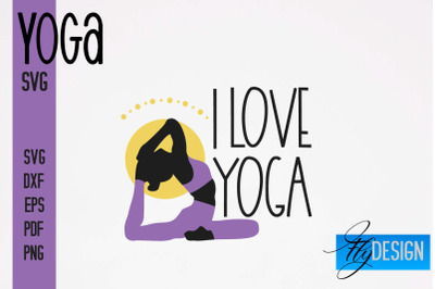 Yoga SVG | Yoga Quotes SVG Design | Sport SVG Design