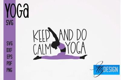 Yoga SVG | Yoga Quotes SVG Design | Sport SVG Design