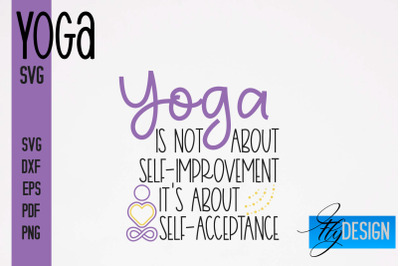 Yoga SVG | Yoga Quotes SVG Design | Sport SVG Design