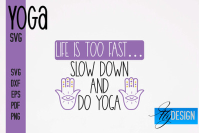 Yoga SVG | Yoga Quotes SVG Design | Sport SVG Design