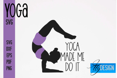 Yoga SVG | Yoga Quotes SVG Design | Sport SVG Design