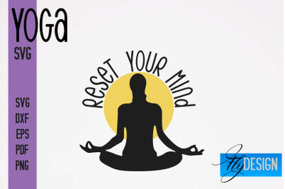 Yoga SVG | Yoga Quotes SVG Design | Sport SVG Design