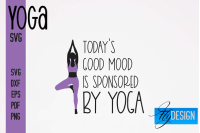 Yoga SVG | Yoga Quotes SVG Design | Sport SVG Design