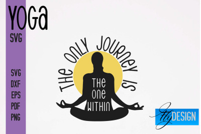 Yoga SVG | Yoga Quotes SVG Design | Sport SVG Design