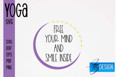 Yoga SVG | Yoga Quotes SVG Design | Sport SVG Design