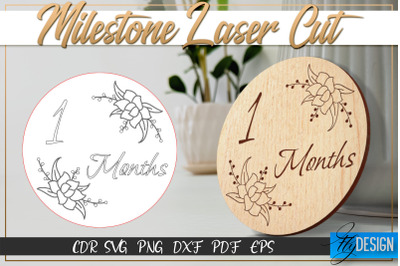 Milestone Laser Cut SVG | Milestone SVG Design | CNC Files