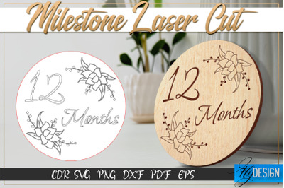 Milestone Laser Cut SVG | Milestone SVG Design | CNC Files