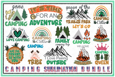 Camping Sublimation Bundle