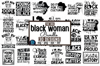 Black History Month SVG Bundle