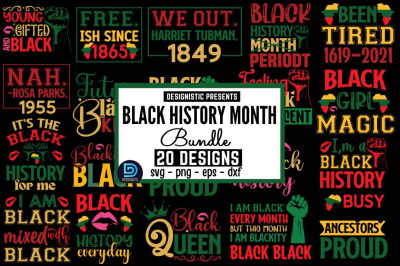 Black History Month SVG Bundle