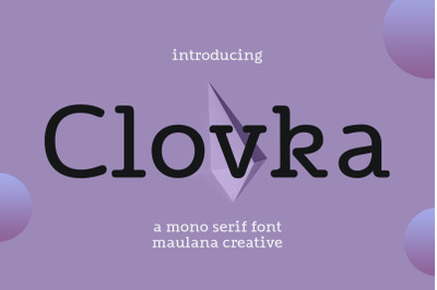 Clovka Serif Display Font