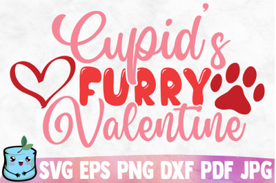 Cupid&#039;s Furry Valentine SVG Cut File