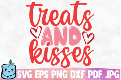 Treats And Kisses SVG Cut File