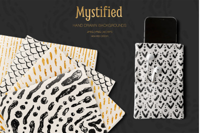 MYSTIFIED Hand Drawn Backgrounds