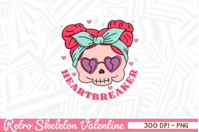 HeartBreaker Retro Skeleton Girl