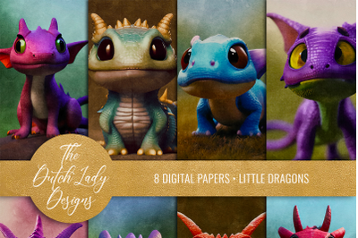 Cute Little Dragons Backgrounds