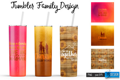 Family Tumblers | Family Quotes Sublimation | PNG 20 Oz Tumbler