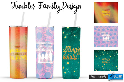 Family Tumblers | Family Quotes Sublimation | PNG 20 Oz Tumbler