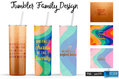 Family Tumblers | Family Quotes Sublimation | PNG 20 Oz Tumbler