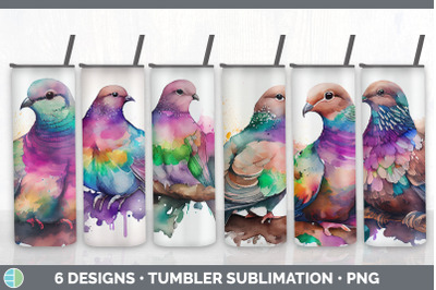 Rainbow Dove Tumbler Sublimation Bundle