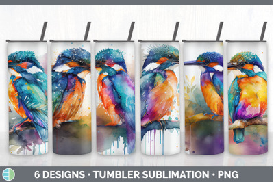 Rainbow Kingfisher Tumbler Sublimation Bundle