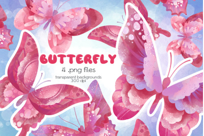 Butterflies Clipart - PNG Files