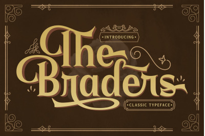 Braders Typeface