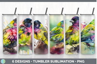 Rainbow Siskin Tumbler Sublimation Bundle