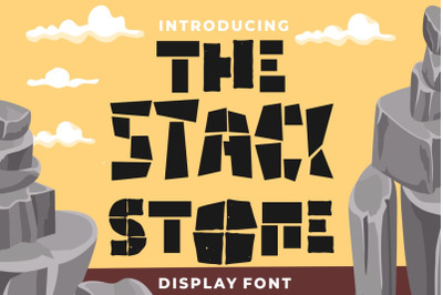 The Stack Stone - Display Font