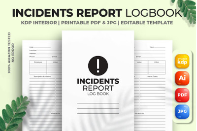 Incidents Report Logbook KDP Interior