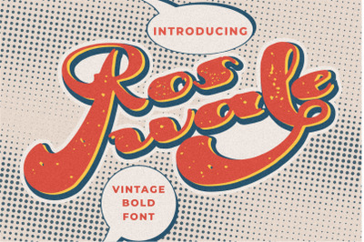 Roswale - Vintage Bold Font