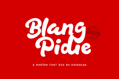 Blang Pidie字体Duo